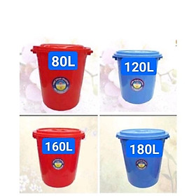 Hoả Tốc 1HThùng nhựa tròn Việt Nhật 80L/120L/140L