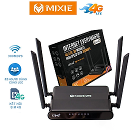 Bộ Phát Wifi 4G LTE Di Động Cao Cấp Mixie - Hàng Nhập Khẩu Thái Lan - Tốc Độ Cao - Sử Dụng Di Động phát wifi oto, xe khách 32 uers