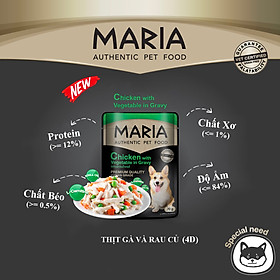 Pate Cho Chó Maria nhập khẩu Thái Lan hộp 12 gói 70g