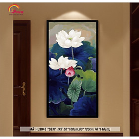 Mua Tranh sơn dầu số hóa tự tô màu Gam HL3048 60x120cm không khung