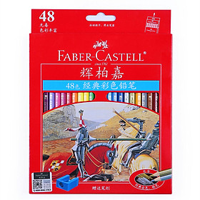 Hộp Bút Chì Màu Dầu Faber-Castell Cổ Điển (48 Màu) (Hộp Sắt)
