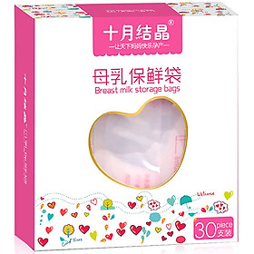 Túi Trữ Sữa Mẹ Shiyujiejing 200ml (2 Hộp 60 Túi + 10 Túi)
