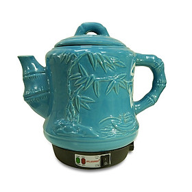 Mua Siêu Sắc Thuốc Điện Gốm Bát Tràng Fujishi SV-606 (3.2L) - Xanh Ngọc - Hàng Chính Hãng