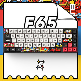 Mua Bàn phím cơ IQUNIX F65 Graffiti Diary Wireless RGB - Hàng Chính Hãng