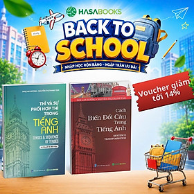 Combo 2 Cuốn Cách Biên Đổi Câu + Thì Và Sự Phối Hợp Thì Trong Tiếng Anh