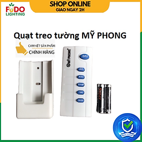 Mua Remote quạt treo tường Mỹ Phong tặng kèm pin và đế treo - Hàng chính hãng