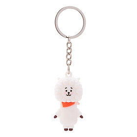 Móc Khóa Nhựa Hình Nhân Vật BTS BT21 - Cún RJ