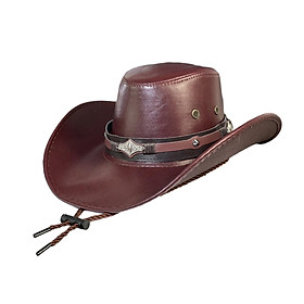 Western Cowboy Hat for Adults Sun Hat Casual Gentleman Jazz Hats Cowgirl Hat