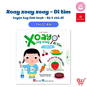 Sách tương tác - Xoay xoay xoay - Đi tìm... Dành cho bé từ 0-6 tuổi (Đinh Tị Books)