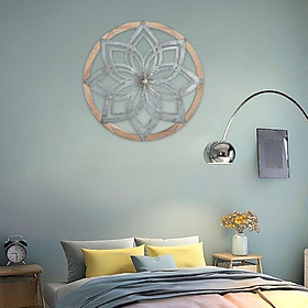 3x 3D Wall Art Decor Decorative Floral Pattern Lightweight 20cm for Home