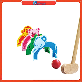 Đồ chơi gỗ Winwintoys - Đánh gôn 4 thú