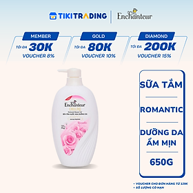 Sữa Tắm Nước Hoa Enchanteur Romantic 650g