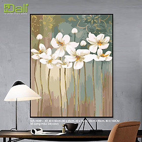 Tranh treo tường tự tô màu số hóa DALI Tranh Hoa Hồng H049