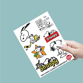 I Love Snoopy - Single Sticker hình dán lẻ