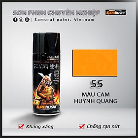 Sơn xịt Samurai Kurobushi - MÀU CAM HUỲNH QUANG 55 400ml