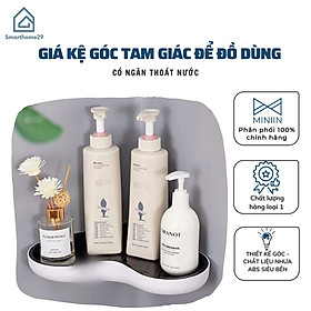 Kệ Đựng Đồ Dùng Hình Tam Giác Gắn Tường Tiện Dụng Cho Nhà Tắm / Nhà Vệ Sinh - Hàng Loại 1 - Chính Hãng MINIIN