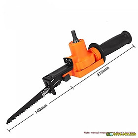 Mua  HCM Cưa sọc  cưa kiếm lắp máy khoan - Đầu chuyển đổi máy khoan thành máy cưa sọc cưa kiếm