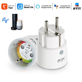 NEO Smart Power Plug Smart Home Socket Voice Control Compatible with Amazon Alexa and for Google Home IFTTT Timing Function Remote Control by Smart Phone from Anywhere