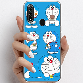 Ốp lưng cho Oppo A31 nhựa TPU mẫu Doraemon ham ăn