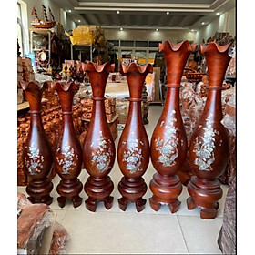 Mua Cặp lục bình phong thủy-Cặp lộc bình cẩn ốc cao cấp nhiều kích thước