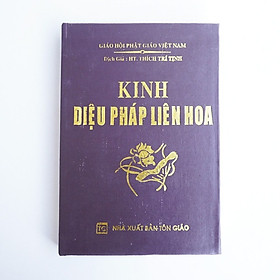 Hình ảnh Sách - Combo 2 Quyển Kinh: Kinh Địa Tạng Bồ Tát Bổn Nguyện Trọn Bộ (bìa da) + Kinh Diệu Pháp Liên Hoa ( Bìa da)