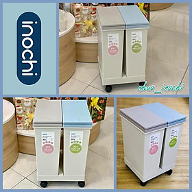 Mua Thùng rác phân loại Inochi 2 ngăn (40L nút bấm)