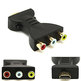 3 Pieces Composite HDMI to AV Yellow/Red/White Audio Converter DVD HD1080P