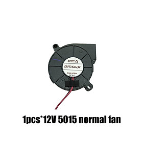 Quạt 5015 12V 24V ender 3 quạt 50mm quạt dầu Dual bi bef quạt quạt làm mát làm mát 2 pin 3D Máy in Phần 5015 50*50*15mm màu: 12v quạt bình thường