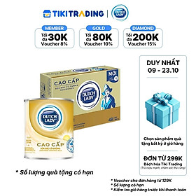 [09.10 - 23.10 QT đơn từ 299K] Thùng 48 hộp Sữa đặc có đường Dutch Lady cao cấp (48 hộp x 380g)