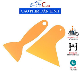 Sét 2 Dụng Cụ Cạo Phim Dán Kính Dán Decal Ô Tô Xe Máy 49
