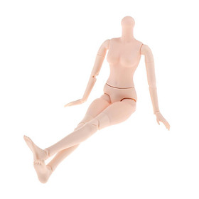 1/4 Jointed Female Doll  for 42cm BJD Doll Replacement Without Head