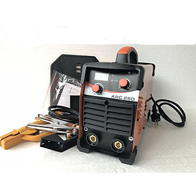 Mua Máy hàn ARC-250  làm việc được các que với kích cỡ 1.6 - 4.0mm  hàn que 2.5 - 3.2mm liên tục  có đồng hồ điện tử hiển thị cường độ dòng hàn  điện áp hàn giúp theo dõi được thông số hàn  hồ quang ổn định  khả năng chống dính cao