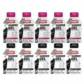 Combo 10 gói Hammer Gel 5 gói vị Dâu + 5 gói Cafe 33g gói