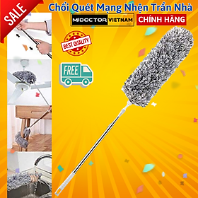 Mua Chổi Quét Trần Nhà  Chổi Phất Trần Có Cán Điều Chỉnh Độ Dài Tới 2 8m Quét Mạng Nhện  Lau Chùi Bụi Bẩn Trên Cao miDoctor