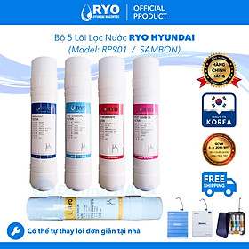 Mua  SIÊU TỐC 2H  Lõi Lọc Nước RYO Hyundai RP-05 TCR - FTO FILTER 2 Đầu IN/OUT Khác Phía  Nhập Khẩu Hàn Quốc - Hàng Chính Hãng - (Dùng Thay Lõi Cho máy RP903 RP100H PGP1000 RP100S Sambon Wacortec - Sediment Pre-carbon Post-carbon TCR FTO UF RO Membrane...)