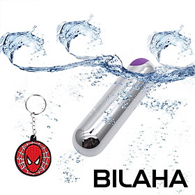 Chày MátXa Rung 12 Chế Độ Rung Kích Thích Biến Tần Số (Tặng Kèm 1 Móc Khoá Như Hình) (Nhẹ Đến Cực Mạnh) - (Màu Ngẫu Nhiên) Video Vibration Massage Vibrating Bullet (Chính Hãng) (Official Bilaha)