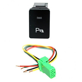 3x Backlit Parking Symbol Push Button with Wiring Kit  Switch for ,