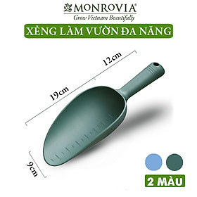 Mua Xẻng làm vườn đa năng MONROVIA trồng cây cảnh mini  để bàn  đào đất  phân bón cho hoa hồng  rau củ quả  chất liệu nhựa