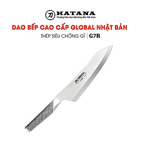 Dao bếp Nhật cao cấp Global G7R Oriental Deba - Dao thái lọc thịt cá (180mm)- Dao bếp Nhật chính hãng