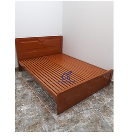Giường sắt ngủ kiểu gỗ LG102
