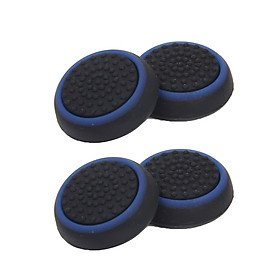 2 Pairs Joystick Thumbstick Caps Button Cover for    4 PS4