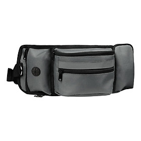 Treat Pocket Waist Shoulder Strap Portable Training Bag for Outdoor Black