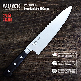 Mua Dao Làm Bếp Cán Gỗ Masamoto Gyuto - MK302