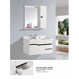 TỦ LAVABO BN-807 chất liệu nhựa PVC