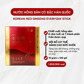 Nước Hồng Sâm Cô Đặc Hàn Quốc Everyday Stick - 100 Gói x 10g