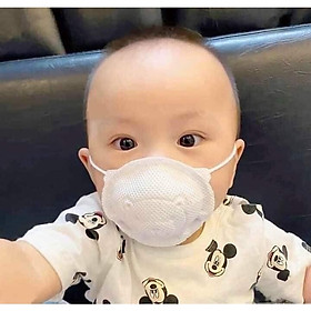 Set 3 chiếc Khẩu trang 3D hình gấu  cho bé sơ sinh từ 0-3 tuổi