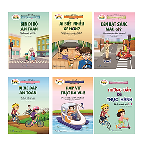 Combo sách Giáo dục An toàn giao thông dành cho trẻ 4-5 tuổi (6 cuốn) - Phúc Minh Books