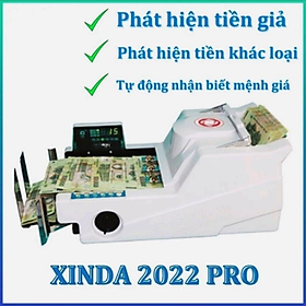 Máy đếm tiền phát hiện tiền g.i.ả. tiền khác loại XIN.DA 2022 Pro