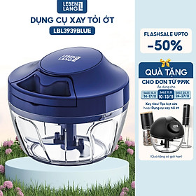 Mua Dụng cụ xay tỏi ớt  thực phẩm Lebenlang LBL3939 lưỡi xay inox sắc bén  dây rút tiện lợi - hàng chính hãng