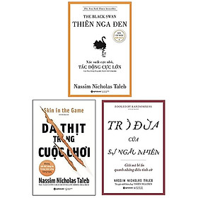 [ Thăng Long Books ] Combo Sách của Nassim Nicholas Taleb: Da Thịt Trong Cuộc Chơi + Trò Đùa Của Sự Ngẫu Nhiên + Thiên Nga Đen